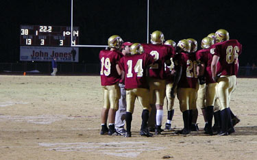 Riverdale huddle