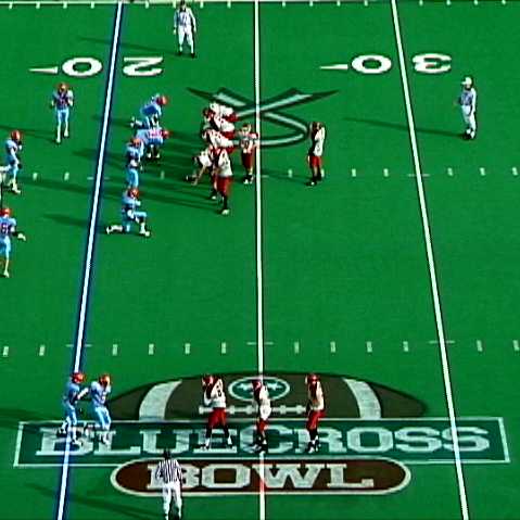 View from atop the pressbox at MTSU