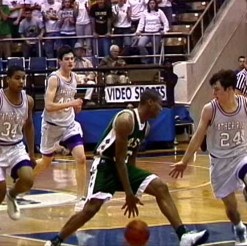 Notre Dame- Between-the legs dribble