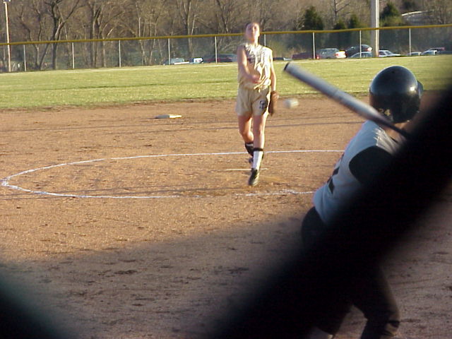 Maeghan Morris delivers to the plate