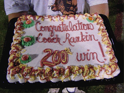 Riverdale head coach Gary Rankin tallies the 200th win of his career, having only 50 losses.