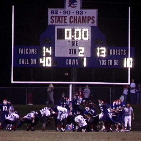 Oakland- #17 Luke Barber ties it up at the half