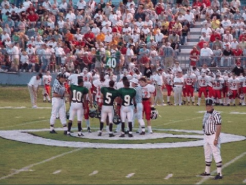 Carter Captains #10 (Benn), #5 (Evans), #9 (G. Chandler)