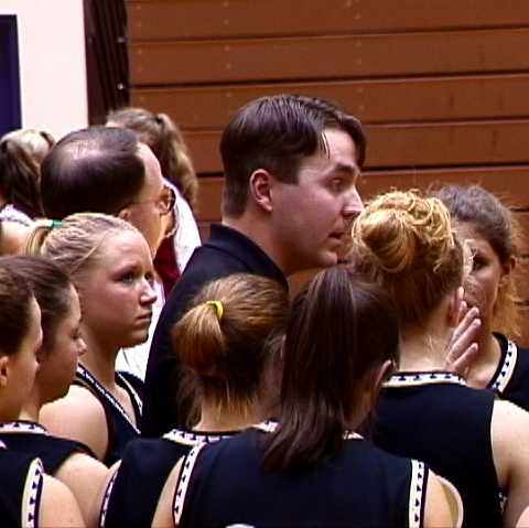 Dresden- Coach Sean Stehenson and the Lady Lions