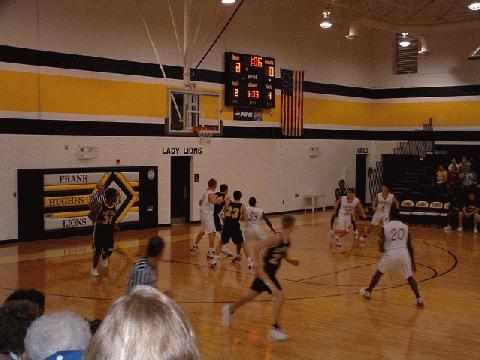 #54 Prater with the rebound to start a fast break