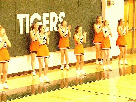 Kingston cheer leaders.