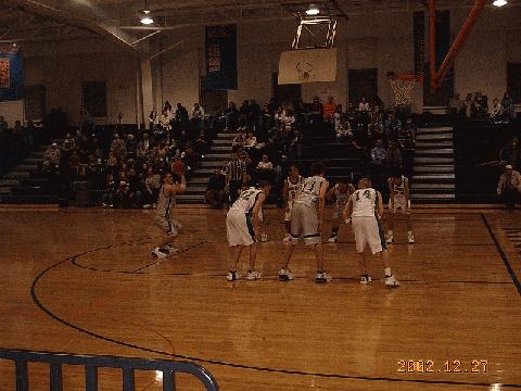 Steffan Dennis at the line