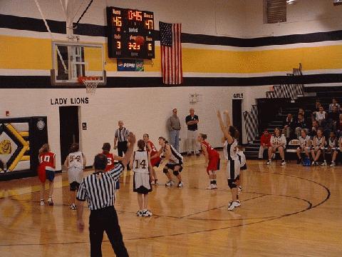 #44 Allen at the free throw line