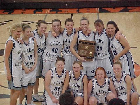 Unicoi County Lady Blue Devils -  1st place Regional Tourney.