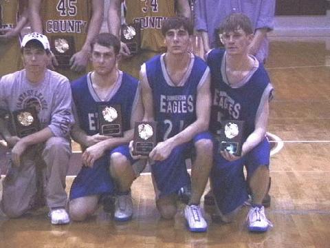 SHS's All Region Team players Lydon Bergin, Ashton White & Lee Powell.