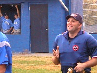 Coaches don't always agree with the ump.