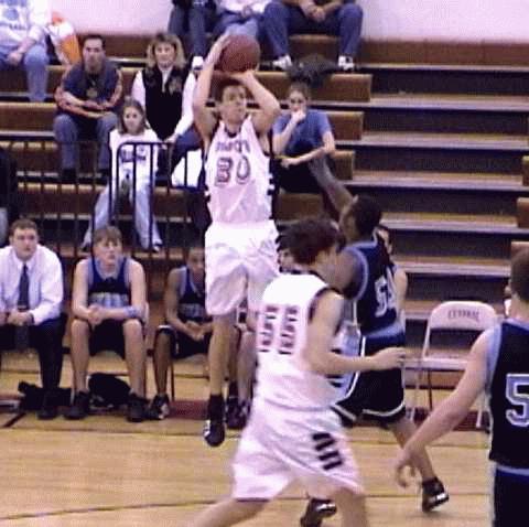 Zach Conner shooting the jumper for three