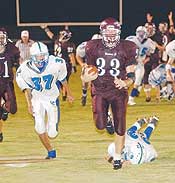 Tim Whaley outruns the Blue Devils for a touchdown.