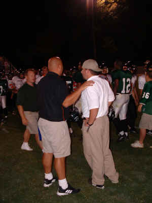 Carter Coach Dunlap and Clinton Coach Catlett