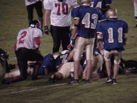 71 recovers a fumble