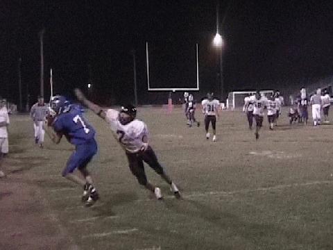 Clayton Joyce catches one on the sideline
