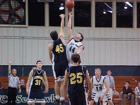 Landers Robbie Tolley wants that ball