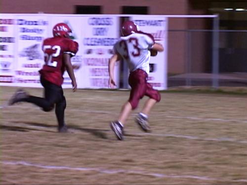 33 Clayton Alexander takes the fumble recovery into the endzone for the TD