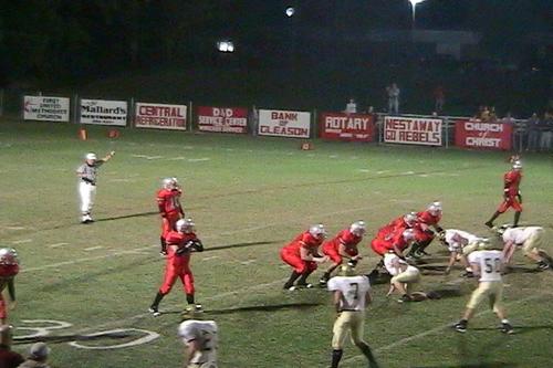 McKenzie lines up in shotgun on offense