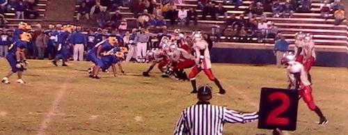 McKenzie lined up on offense