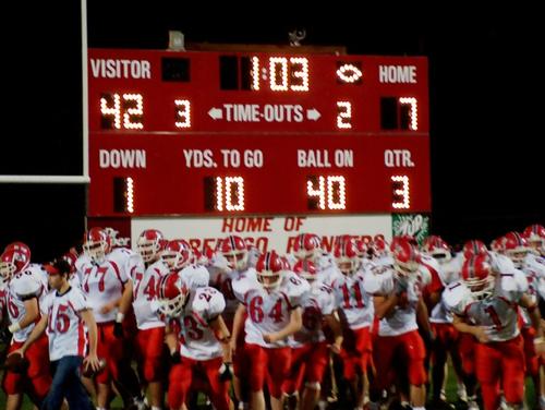 Raiders after half-time