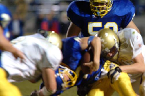 Andrew House records another tackle