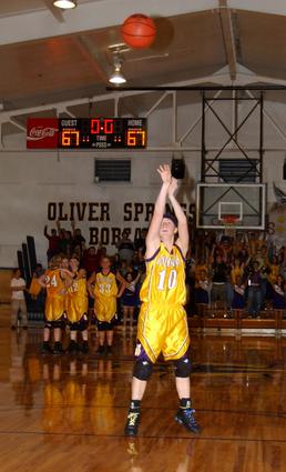 Laura Hall's game-winning free throw against Livingston Academy.