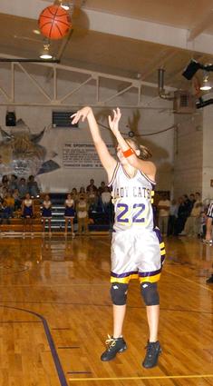 Danielle Morgan buries a jumper.