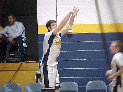 Cole before the game showing them how its done.