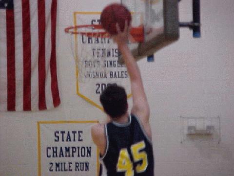 Tolley taking it to the hole again.