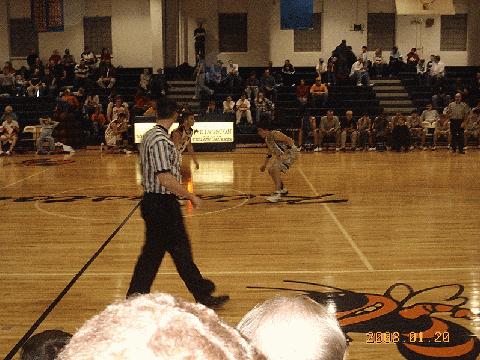 Matt Goddard on defense