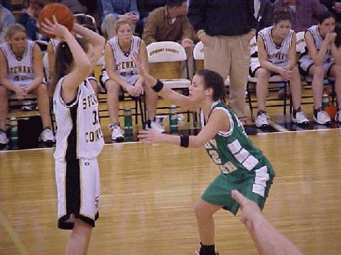 Courtney Beal of the Lady Irish