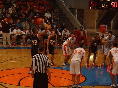 Zech Teague shoots a free throw (against Marshall County)