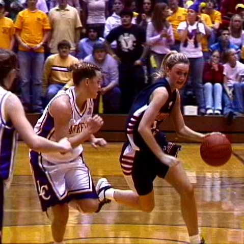 Cookeville- #23 Ashley Taylor guarded by #33 Ashley Helton