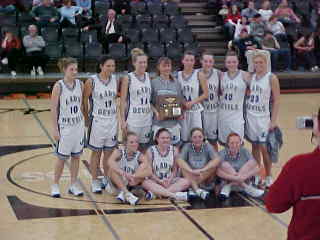 Unicoi County Lady Devils awarded 1st place.