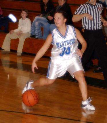 Heather Gunter on the move.