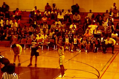 Lady Warriors on Defense