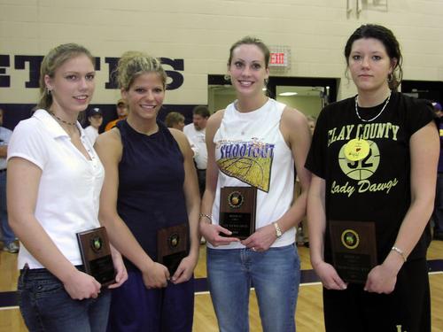 CCHS All-Tournament Team: Megan Watson, Pauli Herrmann, Amber Strong & Stephanie Rich (MVP)