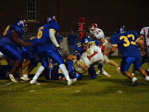 Defense brings down RB