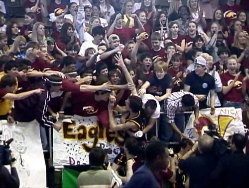 Grace- #50 Nic Parson is mobbed by Grace fans