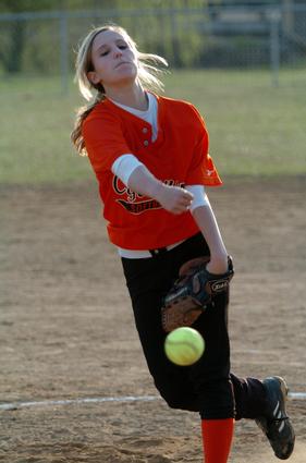 EHS Pitcher Kristie Keys