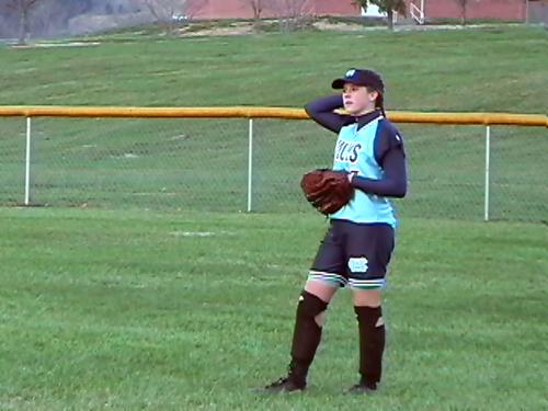 Dana Gray in Right Field