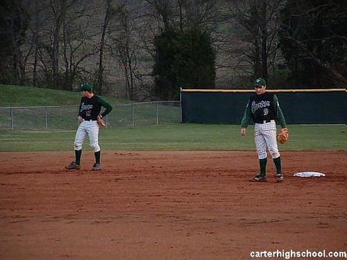 Middle Infielders SS #17 Parson 2nd #9 Mounger
