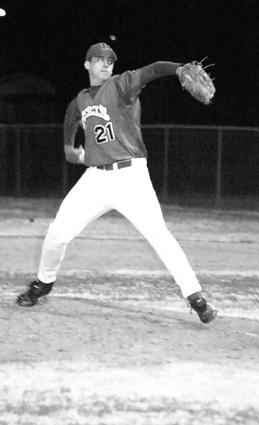 Tyler Sutton wins his fourth game of the year against Millington.