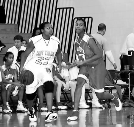 Amber Bacon makes her move.