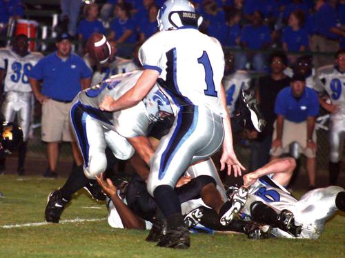 Bolton forces a fumble early in the game.