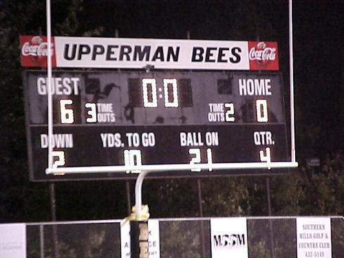 6 points and 11 fumbles but Owls still on top at 4-0.