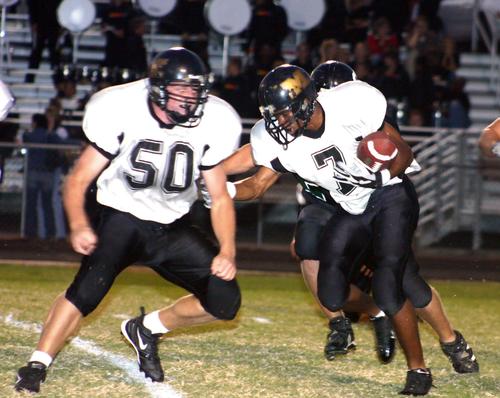 Millington's Gary Askew in the open field.