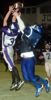 MHS #3 Jon Phillips going for the catch