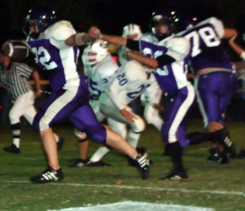 MHS Senior Derrick Welch (#22) scores
